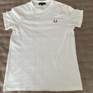 Fred Perry T-Shirt ; Size Small ; White Color